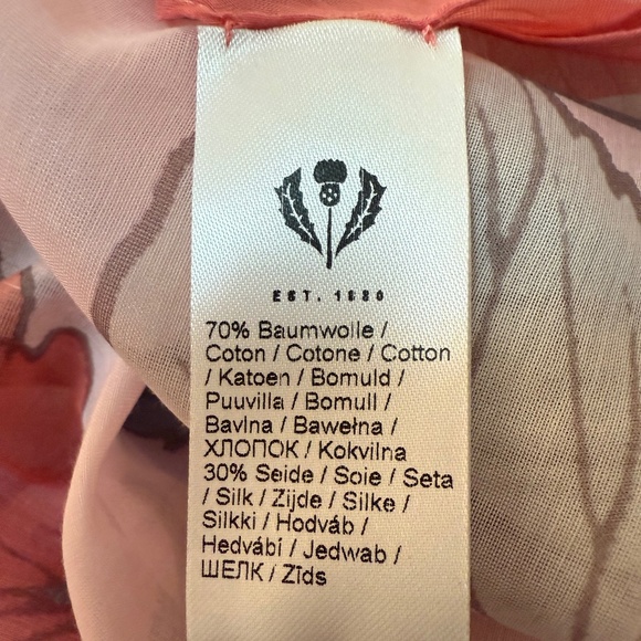 Fraas Cotton-Silk Blend Floral Scarf – New with tag - Picture 11 of 14